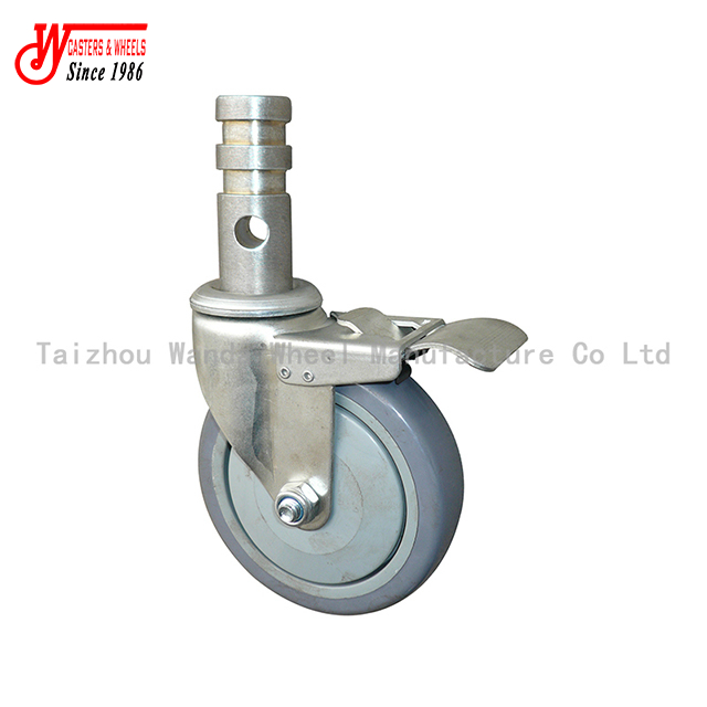 5 Inch black hard rubber Scaffold Casters for Scaffold Frame