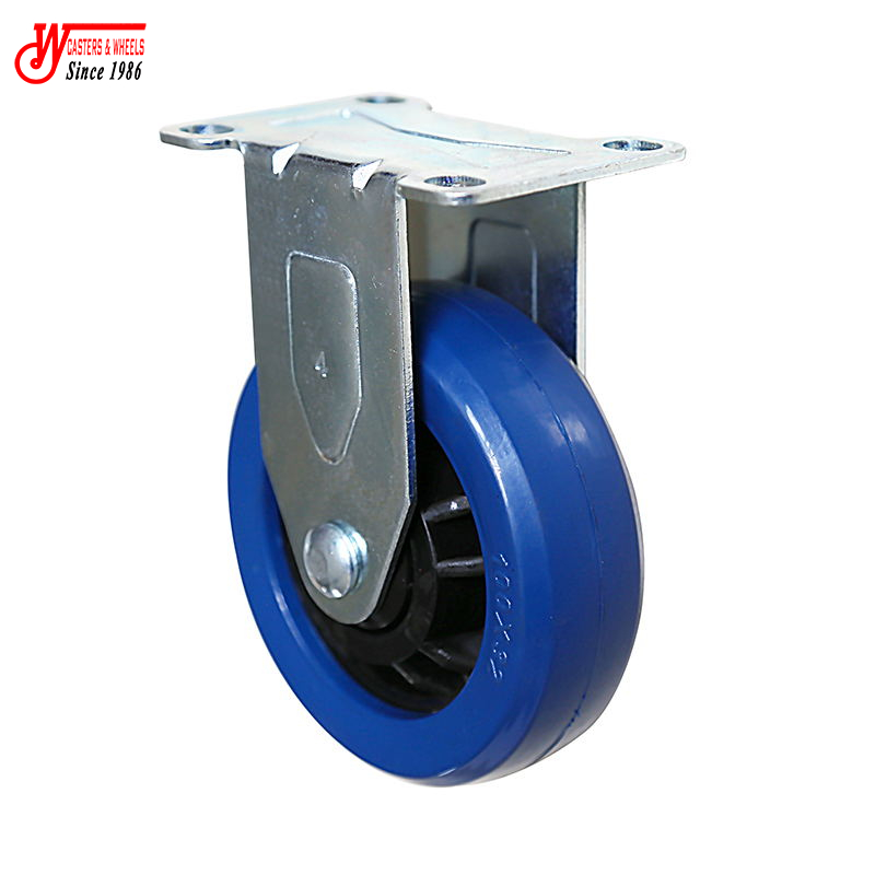 125mm Outdoor Good Quality Rubber Fixed Caster
