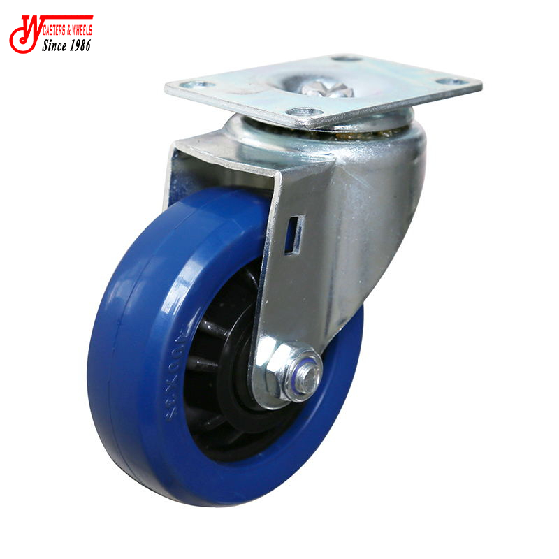 Medium Heavy Duty 5x1.25 Elastic Rubber Caster for table